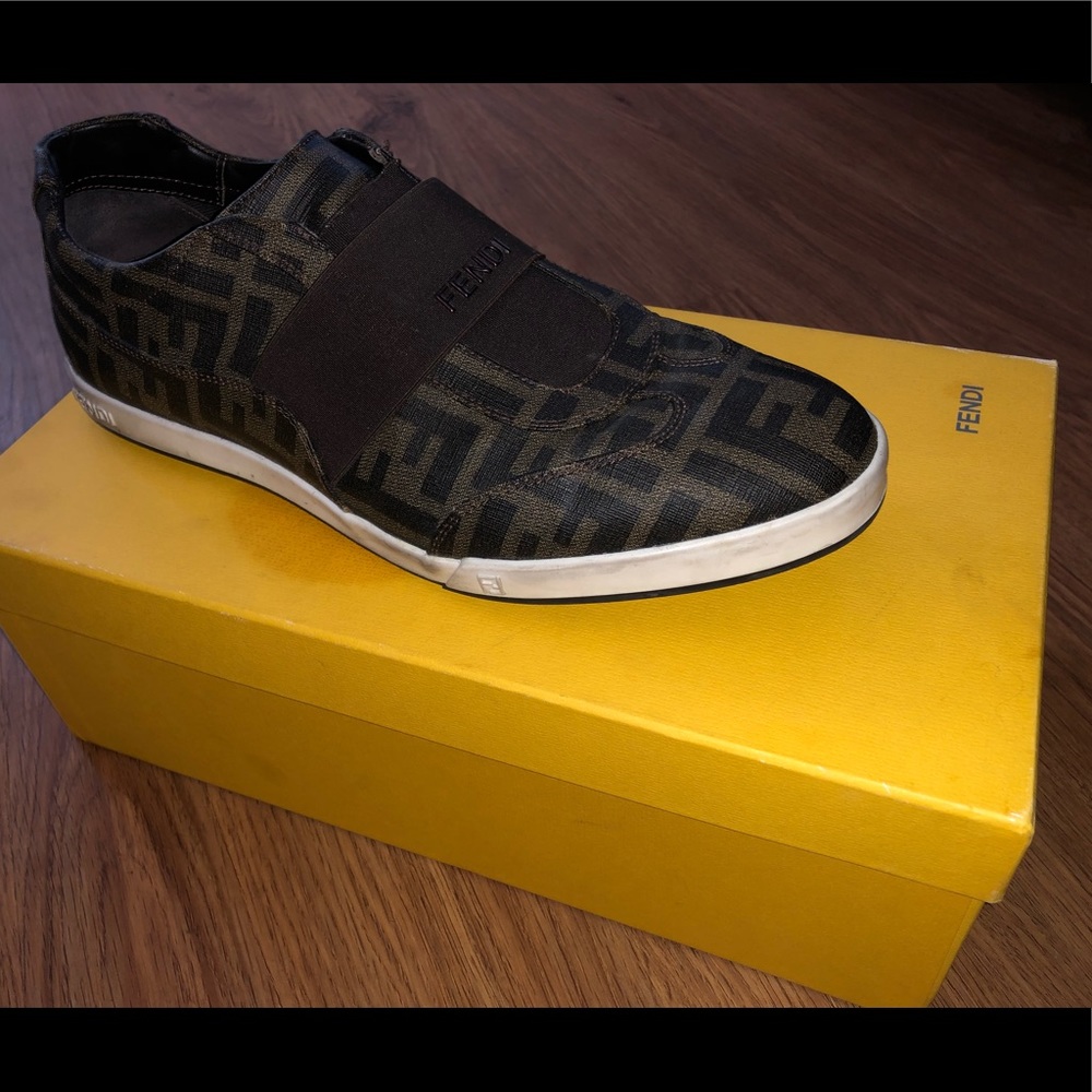 Fendi men’s slip on shoes